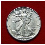 1936 D Walking Liberty Silver Half Dollar
