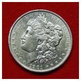 1901 Morgan Silver Dollar
