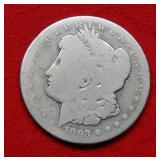 1893 CC Morgan Silver Dollar