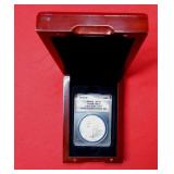 2013 W American Eagle ANACS SP70 1 Oz Silver