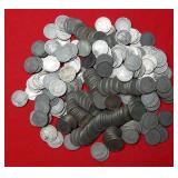 (250) Liberty V Nickels Mixed Dates & Grades
