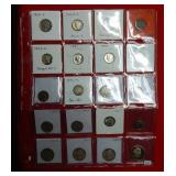 (20) Assorted US Type Set Coins-Buffalo Nickel