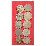 (10) Indian Head Cents & Flying Eagles Weak Dates