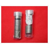 (2) Partial Rolls of Buffalo Nickels (12) 1929 D &