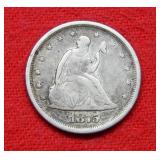 1875 S Seated Liberty Silver Twenty Cent Piece