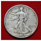 1933 S Walking Liberty Silver Half Dollar