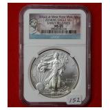 2014 (W) American Eagle NGC MS69 1 Oz Silver