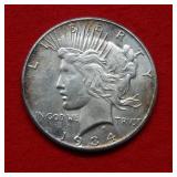 1934 S Peace Silver Dollar