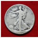 1921 Walking Liberty Silver Half Dollar