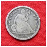 1840 O Seated Liberty Silver Dime