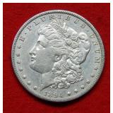 1894 O Morgan Silver Dollar