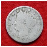 1884 Liberty V Nickel