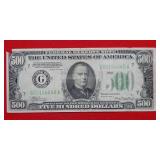 1934 A $500 Federal Reserve Note Chicago