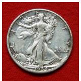 1934 S Walking Liberty Silver Half Dollar