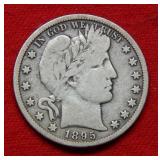 1895 O Barber Silver Half Dollar