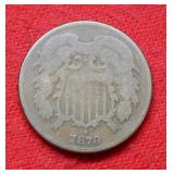 1870 Two Cent Piece