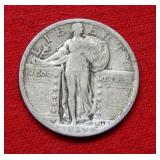 1923 Standing Liberty Silver Quarter