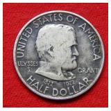 1922 Grant Commemorative Silver Half Dollar