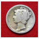 1921 Mercury Silver Dime