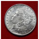 1884 O Morgan Silver Dollar "Rim Ding"