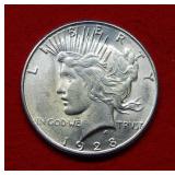 1928 S Peace Silver Dollar