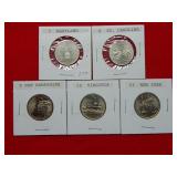 (5) Washington Statehood Quarters