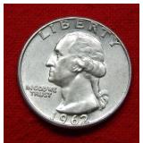 1962 Washington Silver Quarter