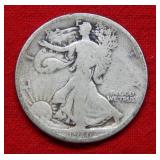1916 Walking Liberty Silver Half Dollar
