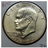 1976 S Eisenhower Silver Dollar