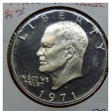 1971 S Eisenhower Silver Proof Dollar