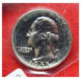 1955 Washington Silver Proof Quarter