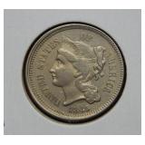 1865 Three Cent Nickel