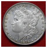 1878 Morgan Silver Dollar 7/8 Tail Feather Variety