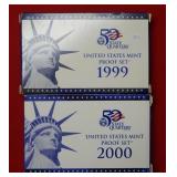 (2) US Mint Proof Sets - 1999 & 2000