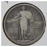 1917 S Standing Liberty Silver Quarter Type I