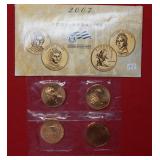 2007 First Spouses 4PC Bronze Medal Set