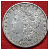 1886 S Morgan Silver Dollar