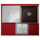 1976 Canada Olympics 4PC Silver Proof Set