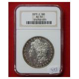 1879 O Morgan Silver Dollar NGC AU50