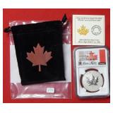 2022 Canada $20 Silver Maple Leaf NGC REV PF70