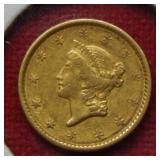 1851 Gold $1 Type I