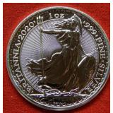 2020 Great Britain Britannia 1 Ounce Silver