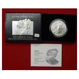 2023 W American Eagle 1oz Silver - Box & COA