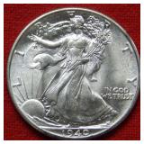 1940 Walking Liberty Silver Half Dollar