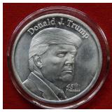 Donald Trump 45th President 1 Ounce Silver Round