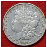 1894 O Morgan Silver Dollar