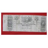 18-- Bank of Augusta Georgia $4 Note