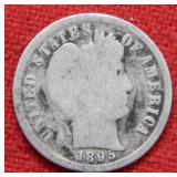 1895 Barber Silver Dime