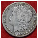 1896 S Morgan Silver Dollar