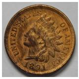 1891 Indian Head Cent